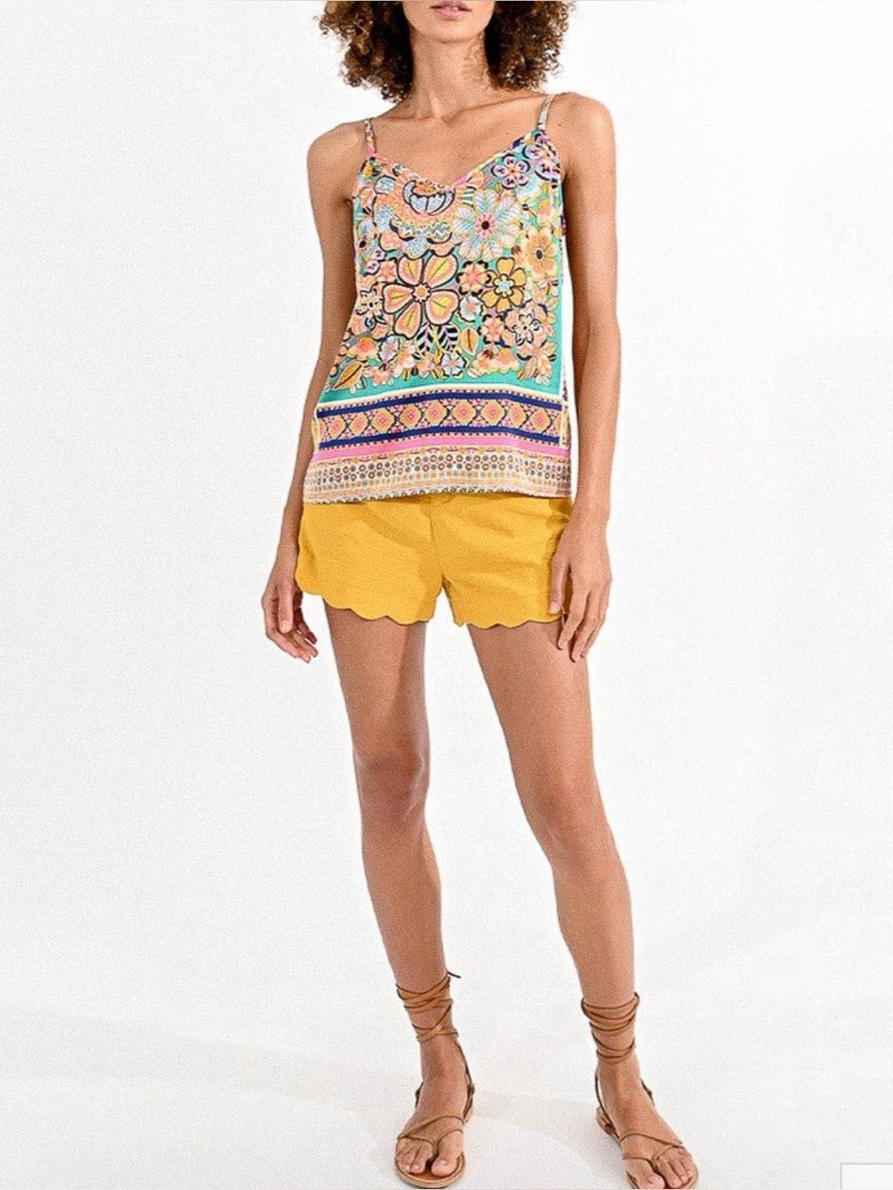 Molly Bracken Multicolor Floral top